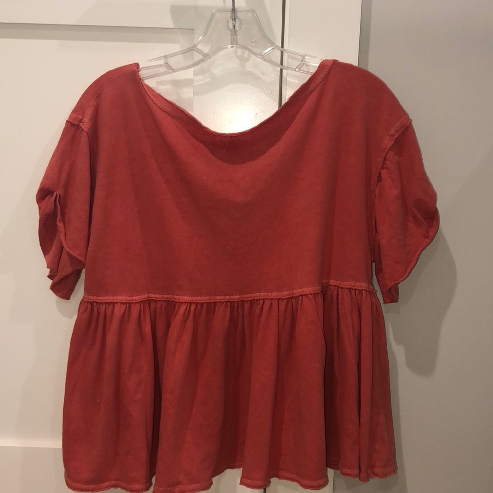 We The Free shirred drop waist tee - Picture 2 of 4